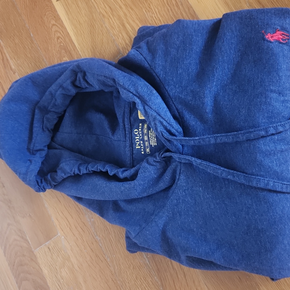 Royal Blue Pullover Hoodie with Soft Fabric and Relaxed Fit